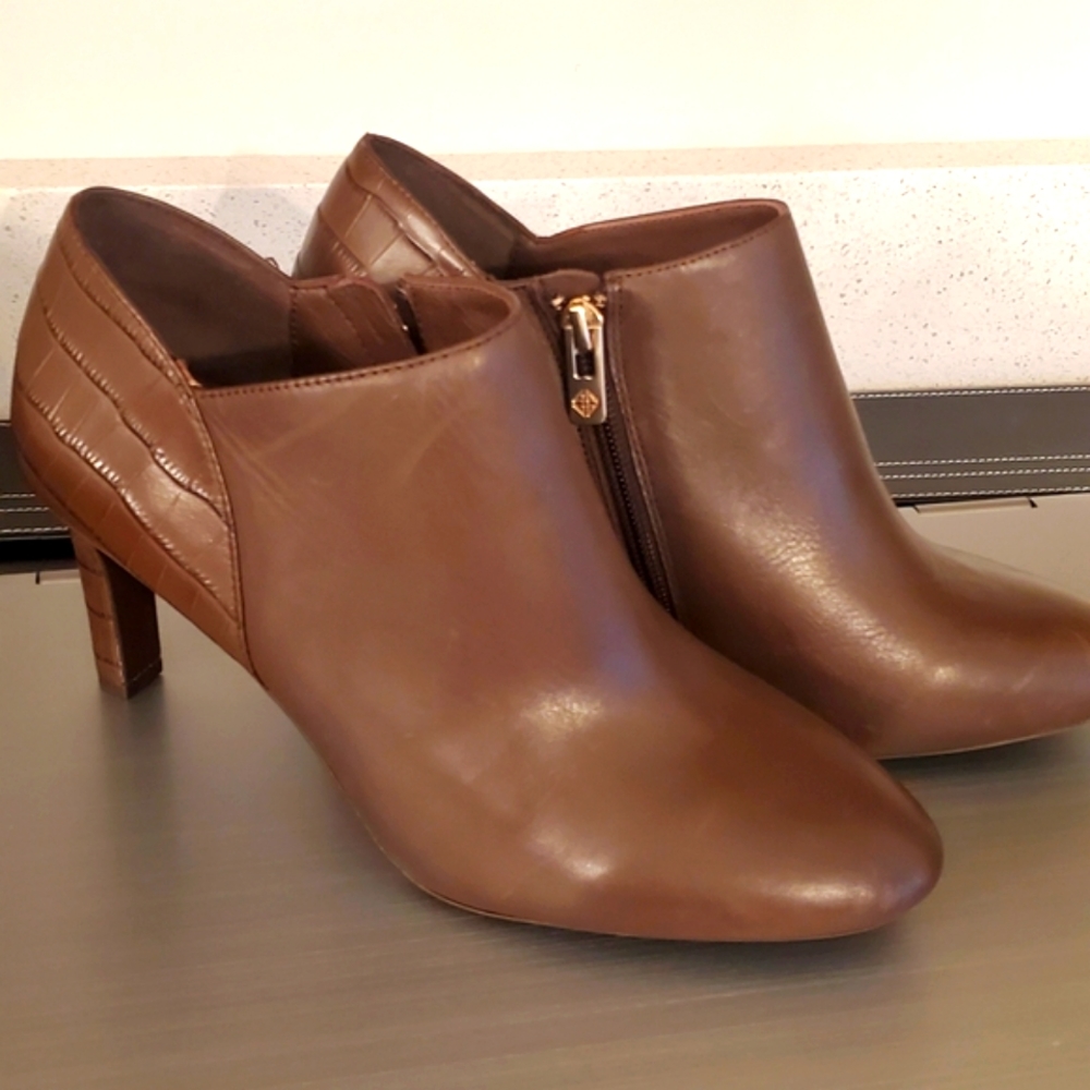 NWT šLEATHER ANTON0IO MELANIE BOOTS - Picture 4 of 7